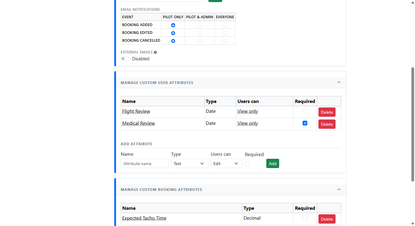 Custom member fields